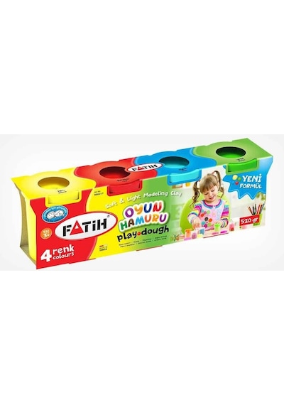 Fatih Oyun Hamuru 4 Renk