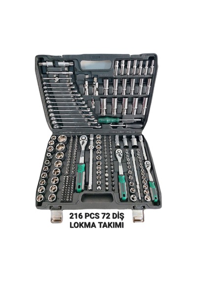 Melzohome Lokma Takımı 216 Parça 72 Diş