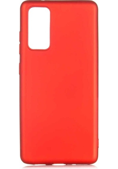 Galaxy S20 Fe Kılıf Zore Premier Silikon Kapak Kırmızı