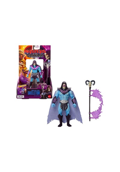 14 Cm'lik İskelet Asası İle Özel İskeletor Aksiyon Figürü, Döndür-bırak Özellikli Aksiyon Hareketi Ve Aksesuar, 2026 Yapımı Filmden Uyarlanmış Süper Kötü Oyuncağı, Jkj00
