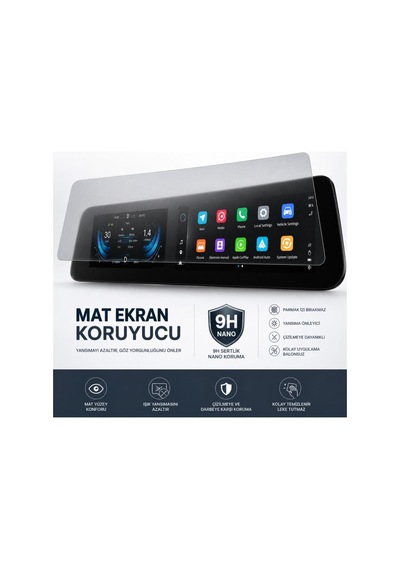 Chery Tiggo 7 Mat Ekran Koruyucu Multimedya Ve Gösterge