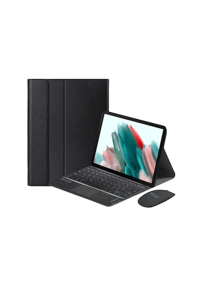 Samsung Uyumlu Tab A8 X200 10.5 Bt Touchpad Klayve + Mouse + Kılıf Bkk7