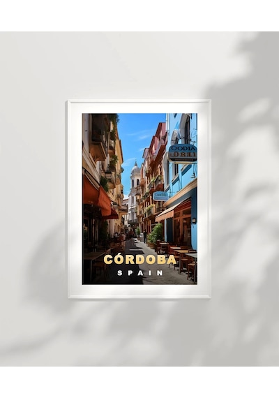Çerçevesiz Poster Córdoba'nın Tarihi Sokakları