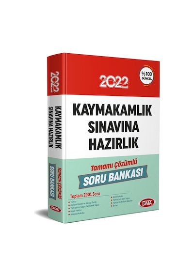 Kaymakamlık Sınavına Hazırlık Tamamı Çözümlü Soru Bankası