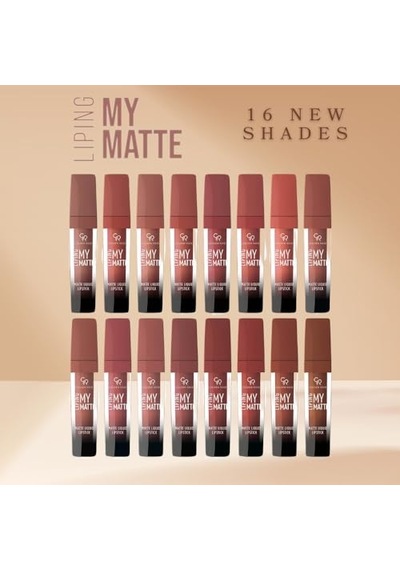 Liping My Matte Likit Ruj No: 16 - Suya Dayanıklı Ultra Mat Ruj Diğer Liping My Matte Likit Ruj No: 16 - Suya Dayanıklı Ultra Mat Ruj Diğer
