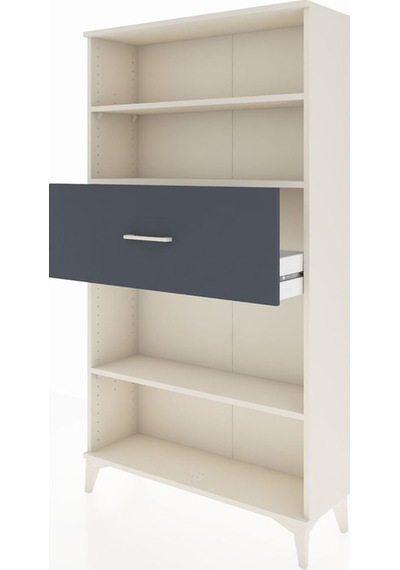 Arges Dolap 3 Raflı Tek Çekmeceli 88x30x163 Aytaşı-antrasit Aytaşı Arges Dolap 3 Raflı Tek Çekmeceli 88x30x163 Aytaşı-antrasit Aytaşı
