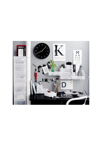 Ikea Bondis Duvar Saati 38 Cm Siyah