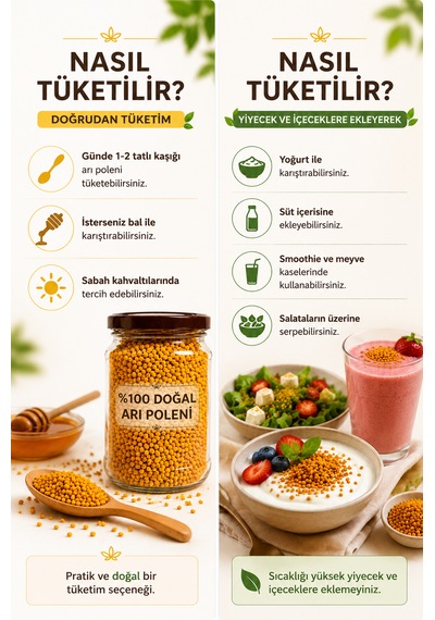 Arı Poleni 100g-katkısız, Saf Ve Katkısız