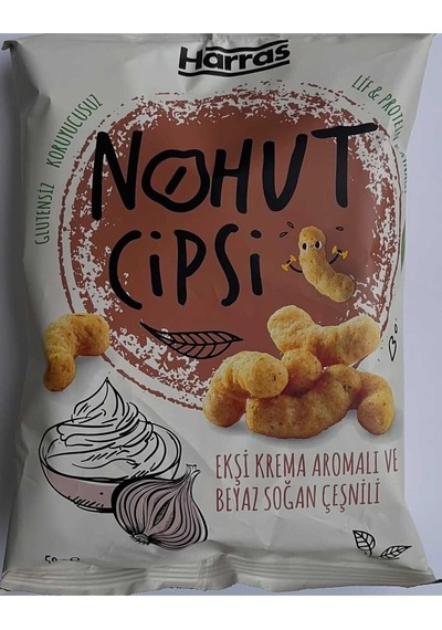 Nohut Cipsi Ekşi Krema Ve Beyaz Soğan Çeşnili 12 Adet X 50 Gr