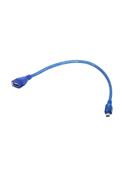 5 Pin Mini Usb Erkek - Usb Dişi Kablo 30Cm - Mini Uzatma