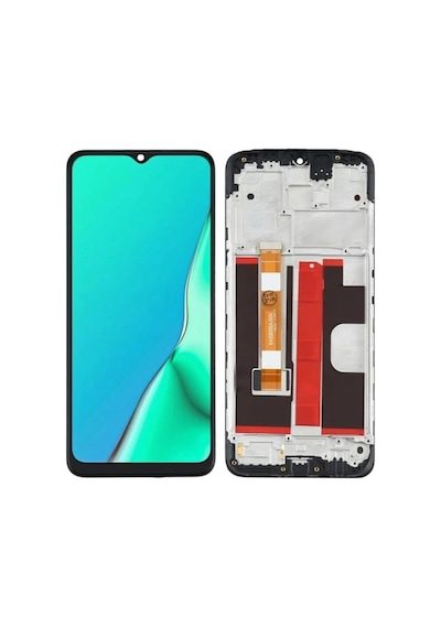 Oppo A5 2020 Ekran Dokunmatik Çıtalı Siyah