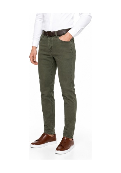 Locus Jeans Erkek Silim Fit Jeans Model Pantolon 311 Bgl-st05456 Haki
