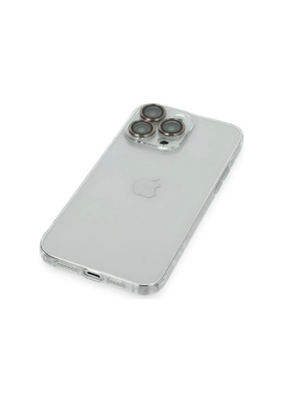 Apple Apple Uyumlu iPhone 13 Pro Kılıf Luko Lens Silikon -yeşil 0.2M-Çok Renkli