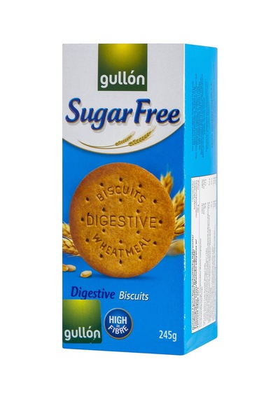 Gullon Şekersiz Digestive Bisküvi 250 G - 4 Adet Tarı