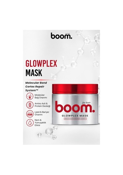 Boom Glowplex Bağ Onarıcı Hızlı Uzamaya Yardımcı Dökülme Karşıtı BOOM.001