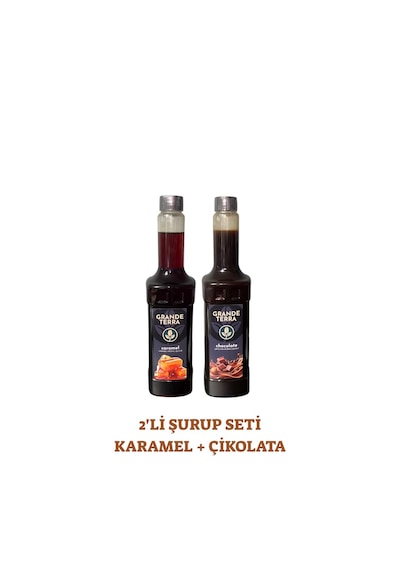 Grandeterra Karamel + Çikolata Şurubu 2 X 750 Ml