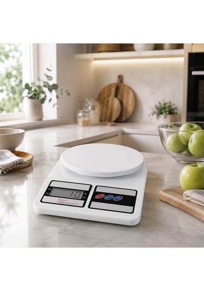 Krafz Mutfak Tartısı, Elektronik Hassas Mutfak Terazisi, Tartısı, Dijital Mutfak Tartısı, Mutfak Terazisi, 10 Kg 1 Gr Hassasiyet, Dara Özelliği Enerji Sınıfı A++ Çok Renkli