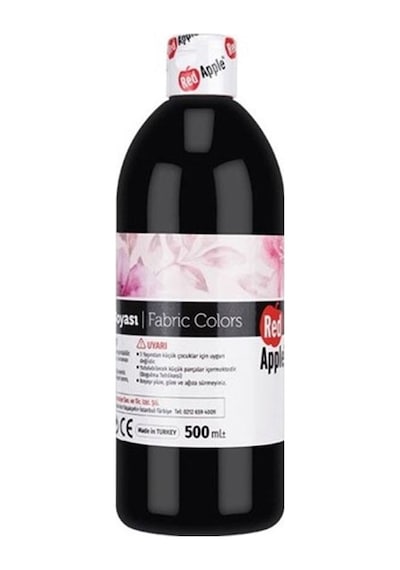 Red Apple Kumaş Boyası 500Ml Siyah