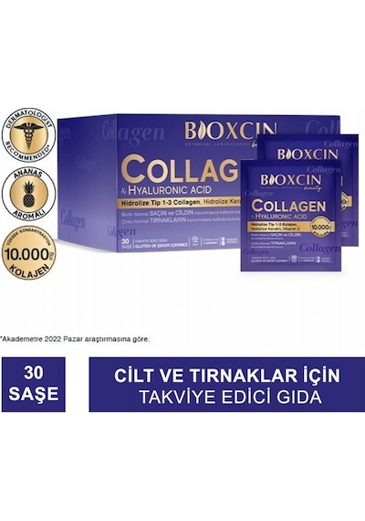 Bioxcin Collagen Hyaluronic Acid 30 Şase