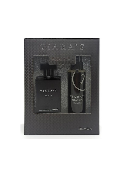 Tiara's Black Erkek Parfüm EDT 100 ML + Body Mist EDC 150 ML