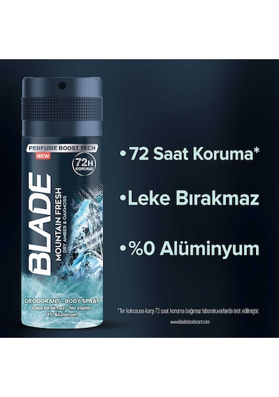 Blade Mountain Fresh Deodorant 3 x 150 ML