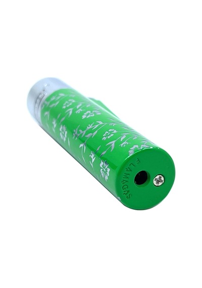 Clipper Green Pattern Metal Çakmak - Yeşil