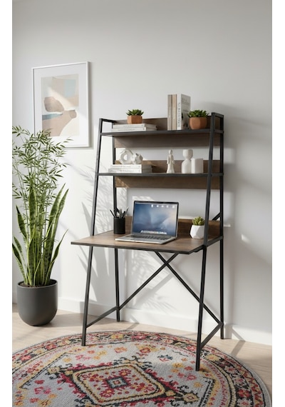 Modern Raflı Çalışma Masası 60x150 - Bilgisayar Ofis Ders Masası Oyuncu Masası Metal Siyah Modern Raflı Çalışma Masası 60x150 - Bilgisayar Ofis Ders Masası Oyuncu Masası Metal Siyah
