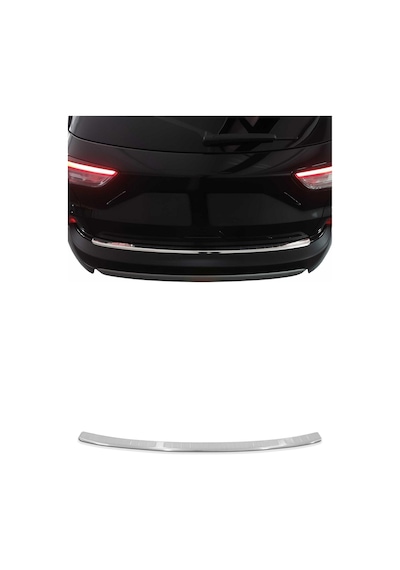 Ford Kuga Iıı 2019-2024 Uyumlu Krom Arka Tampon Eşiği Paslanmaz Çelik