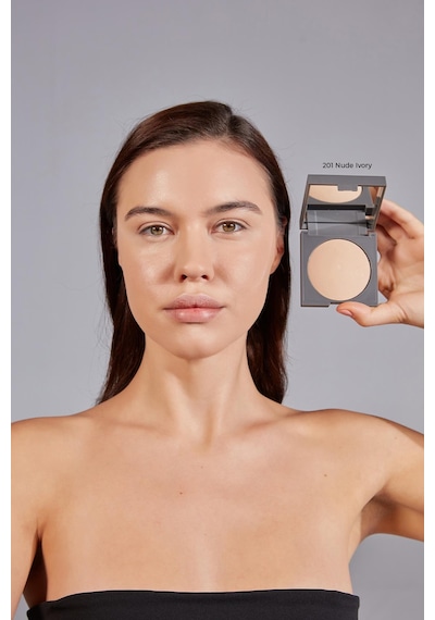 Alix Avien Mat Bitişli Sabitleyici Yoğun Kapatıcı Pudra Baked Powder 202 Soft Peach 0