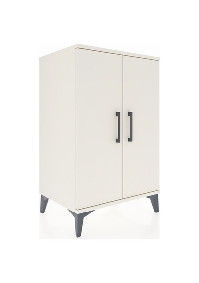 Hyperion Komodin Tek Raflı 2 Çekmeceli 2 Kapaklı 60x44x96 Aytaşı-aytaşı Aytası