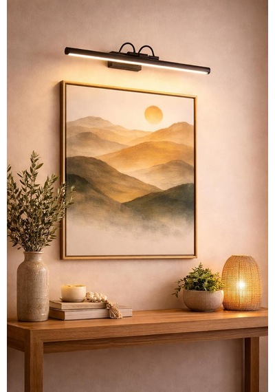 Sarjlı Led Flüt Resim Aplik / 8w / 3200k Gün Işığı / 50cm / Duvar Tipi Ayna/tablo Üstü Dekoratif Işık / Ip20 Diğer
