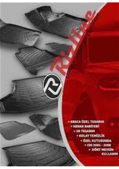 Hyundaı I20 2008 2014 Araca Ozel Rızlıne Marka Havuzlu Paspas