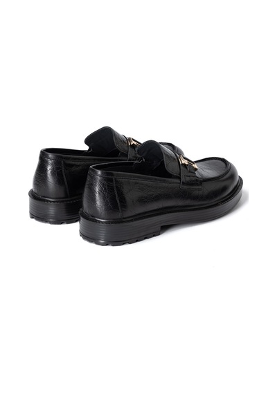 Black Mexico Klasik Ayakkabı Erkek John May Ka-26y-c26011 May Munıh Shoe Siyah