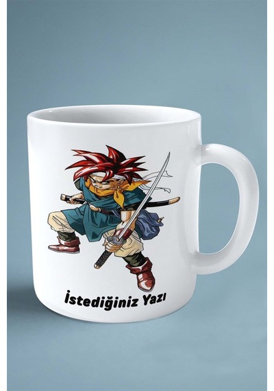 Chrono Trigger Oyun Baskılı Kupa Bardak Çift Taraflı Kişiye Özel Model 7 Çok Renkli