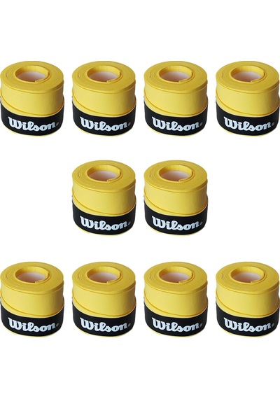 Wilson Comfort Bowl O'grips 10 Adet Grip Tenis Raketi Gribi Sarı