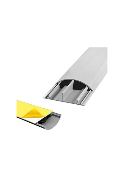 Kablo Kanalı 75x18 Balık Sırtı Yapışkanlı 1 Boy 2 Metre - 5 Adet