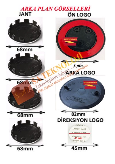Bmw Uyumlu Logo Seti F44,f52,f82 Kasalara Fulsiyah-3pin-82mm