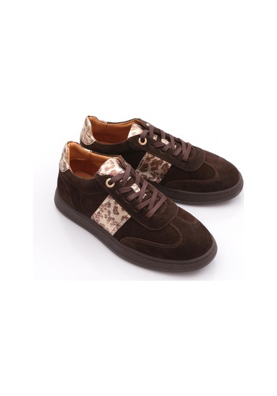 Dgn 26029 Kadin Spor Ayakkabi Kahve Süet