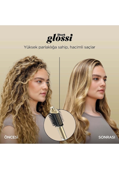 Glam 5 Başlıklı Düz,dalgalı Ve Bukleli Çok Amaçlı Saç Şekillendirici - Gold