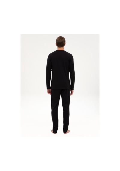 Pierre Cardin Erkek Siyah Pijama Takım 50322634-001 Siyah