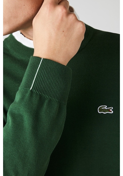 Lacoste Men's Regular Fit Crew Neck Dark Green Bisiklet Yaka Organik Pamuk Kazak Koyu Yeşil Koyu Yeşil Lacoste Men's Regular Fit Crew Neck Dark Green Bisiklet Yaka Organik Pamuk Kazak Koyu Yeşil Koyu Yeşil