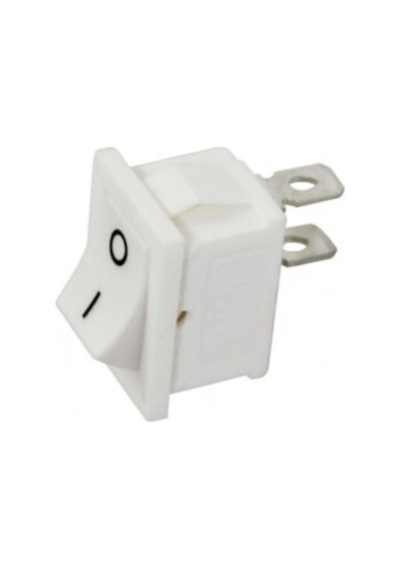 Ic-120B Mini Işıksız Anahtar 2 Bacaklı Beyaz Kasa 1 Adet