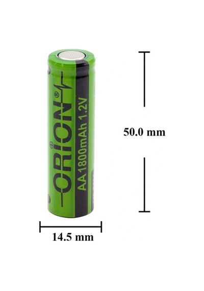 Orion 1.2v Ni-mh Aa 1800mah Şarj Edilebilir Kalem Pil