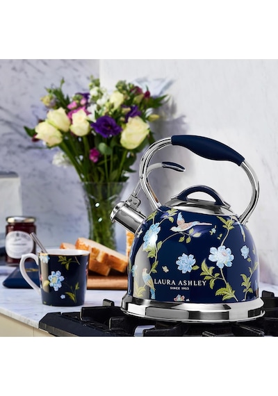 Elveden Marine Blue 2.5l Indüksiyonlu Düdüklü Çaydanlık Tüm Ocaklara Uyumlu Lacivert