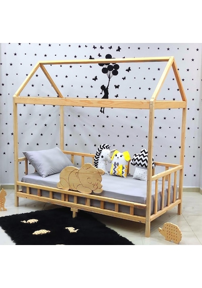 Markaawm Markaawm Çocuk Karyola Doğal Çam Montessori Yatak Bebek Beşiği Akçaağaç Markaawm Markaawm Çocuk Karyola Doğal Çam Montessori Yatak Bebek Beşiği Akçaağaç