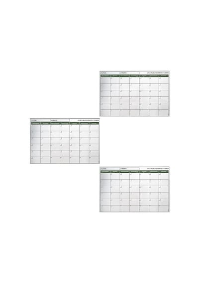 Manyetik Yapışkanlı Bir Aylık Program Planlayıcı Takvim 85x56 Cm Beyaz