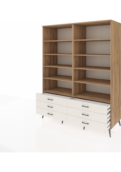 Kronos Gardrop 10 Raflı 6 Çekmeceli 176x59x221 Çam-çam/aytaşı Çam/aytaşı Kronos Gardrop 10 Raflı 6 Çekmeceli 176x59x221 Çam-çam/aytaşı Çam/aytaşı