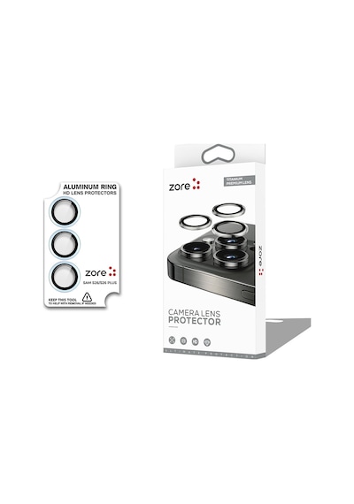 Vendas Samsung Uyumlu Galaxy S26 Plus Zore Cl-12 Premium Safir Parmak Izi Bırakmayan Anti-reflective Lens Koruyucu Mavi