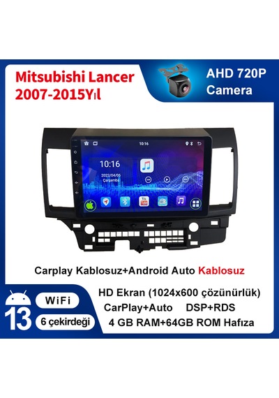Mitsubishi Lancer 2007-2015 Yıl Multimedya 4-64 Gb Navigasyon