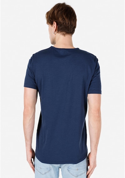Colin's Colins Regular Fit V Yaka Düz Erkek Lacivert Kısa Kol Tişört Cl1058584 Q1.v1 Nav Lacivert